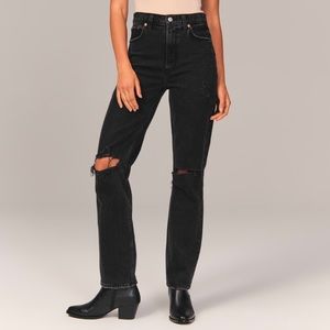 Abercrombie Ultra High Rise 90s Straight Jean